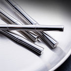 Aldomara Bamboo Silver Stainless Steel Cutlery Set