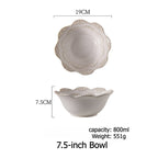 Garland Embossed Ceramic Dinnerware