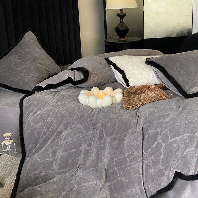 Lime Stone Noir Bedding Set