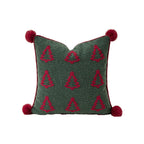 Xmas Night Tree Square Cushion