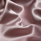 Solenne Magnolia Pink Openwork Trim Luxury Pure Mulberry Silk Bedding Set