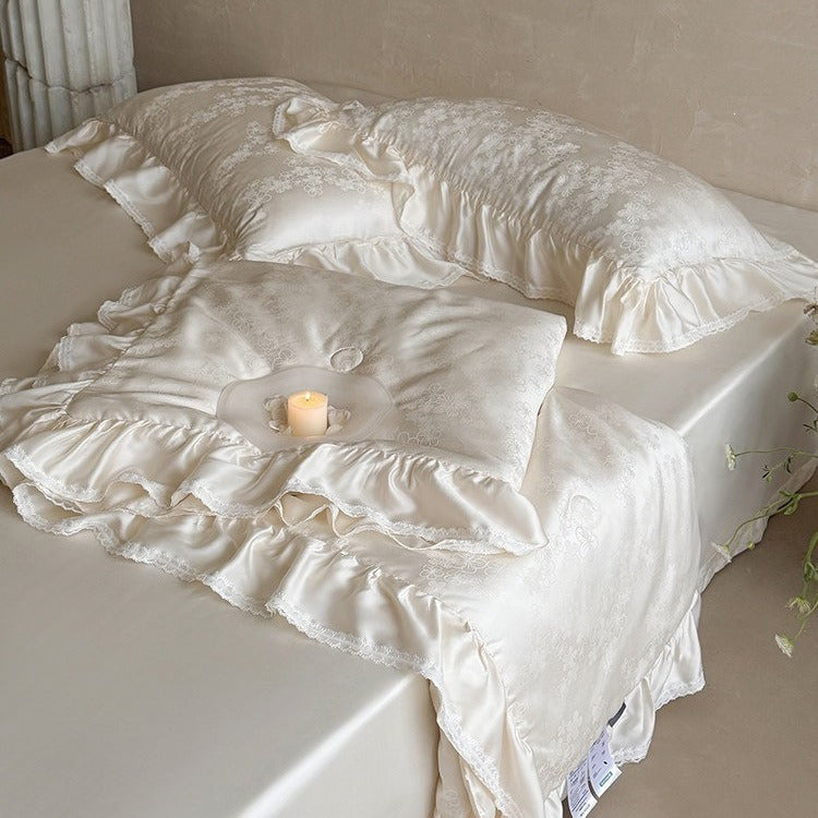 Flower Shower Summer Quilted Blanket