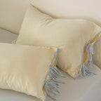 Colour Block Side Tie Pillowcase Set