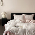 Rose Cloud Lace Bedding Set