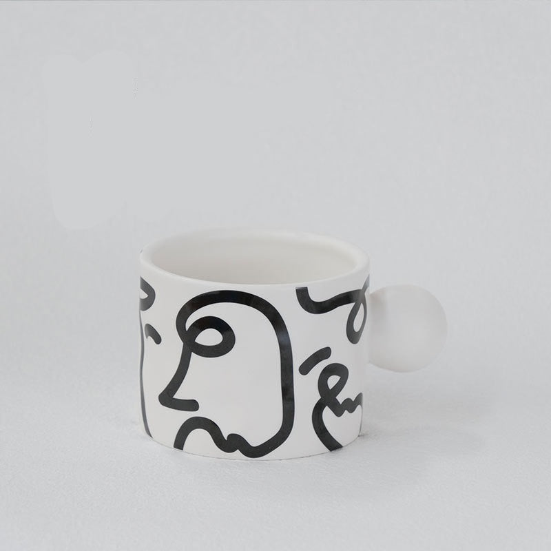 Abstract Graffiti Tea Cup
