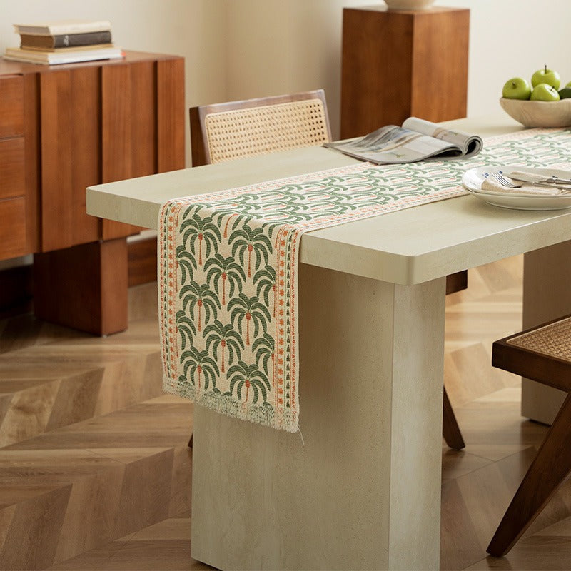 Palm Tree Table Runner