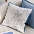 Blue Floral Cushoin