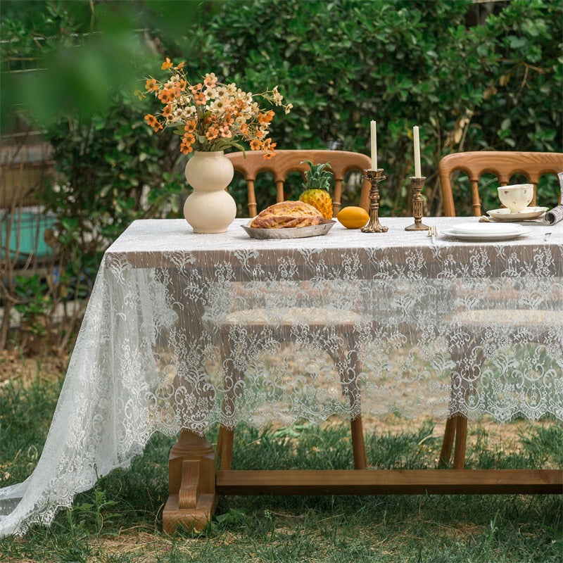 Lawn Party Lace Table Cloth