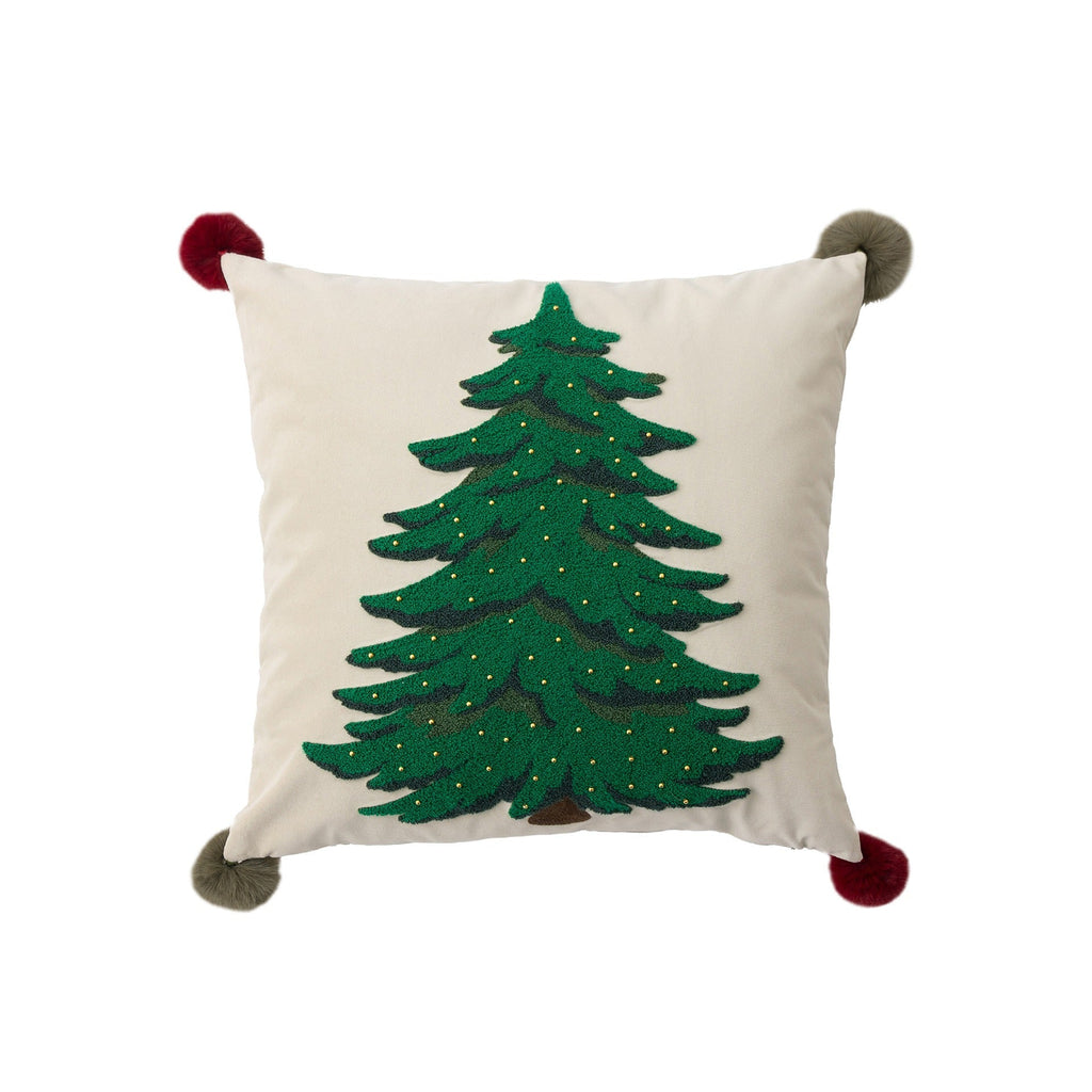 Xmas Tree Square Cushion
