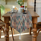 Rainbow Herringbone Table Runner