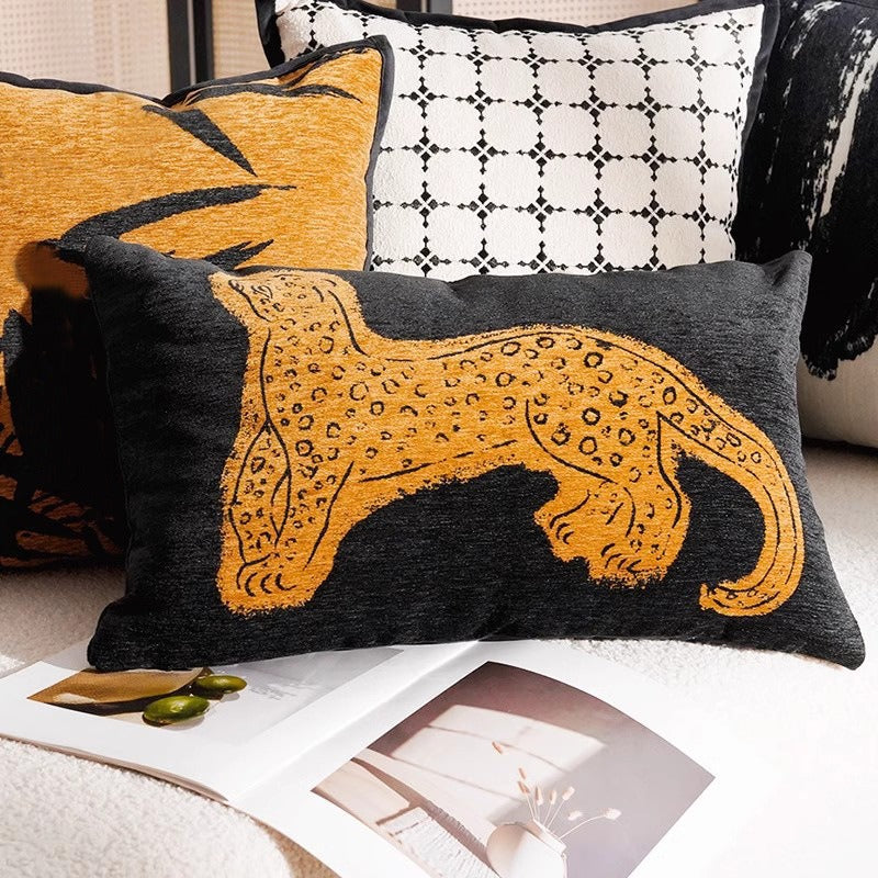 Vintage Leopard Cushion