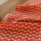 Rustic Ruffle Floral Table Runner