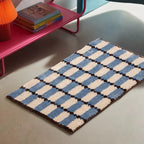 Plushy Checker Bath Mat