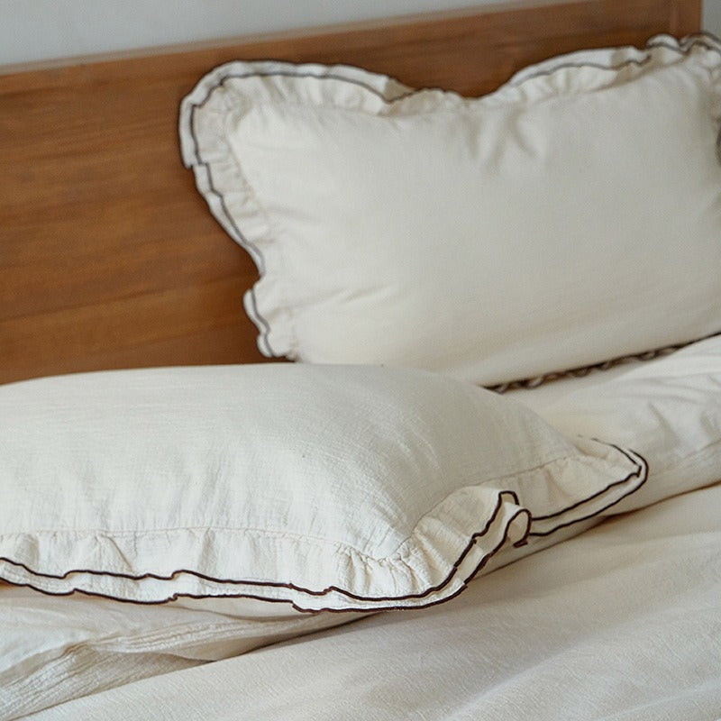 Double Ruffle Bedding Set