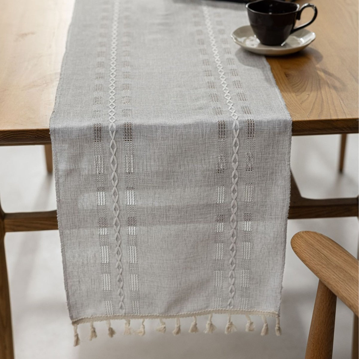 Rustic Openwork Table Runner