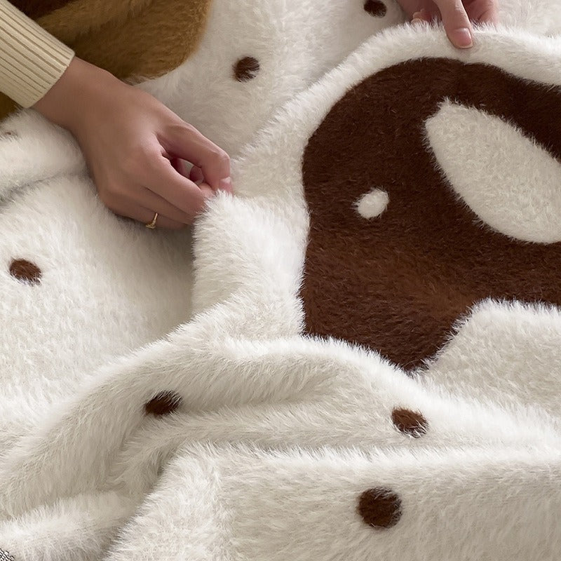 Fuzzy Dachshund Blanket