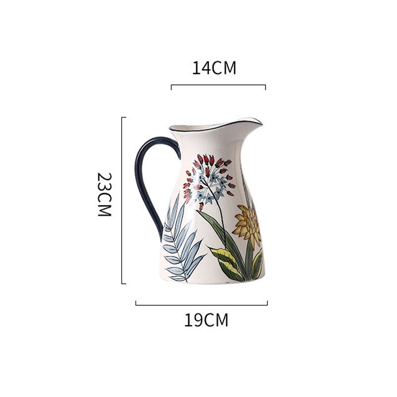 Vintage Pattern Ceramic Vase