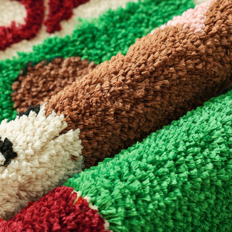 Peek-a-Boo Bear Rug