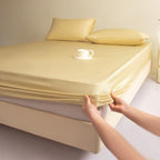 Water Colour Lyocell Fitted Sheet