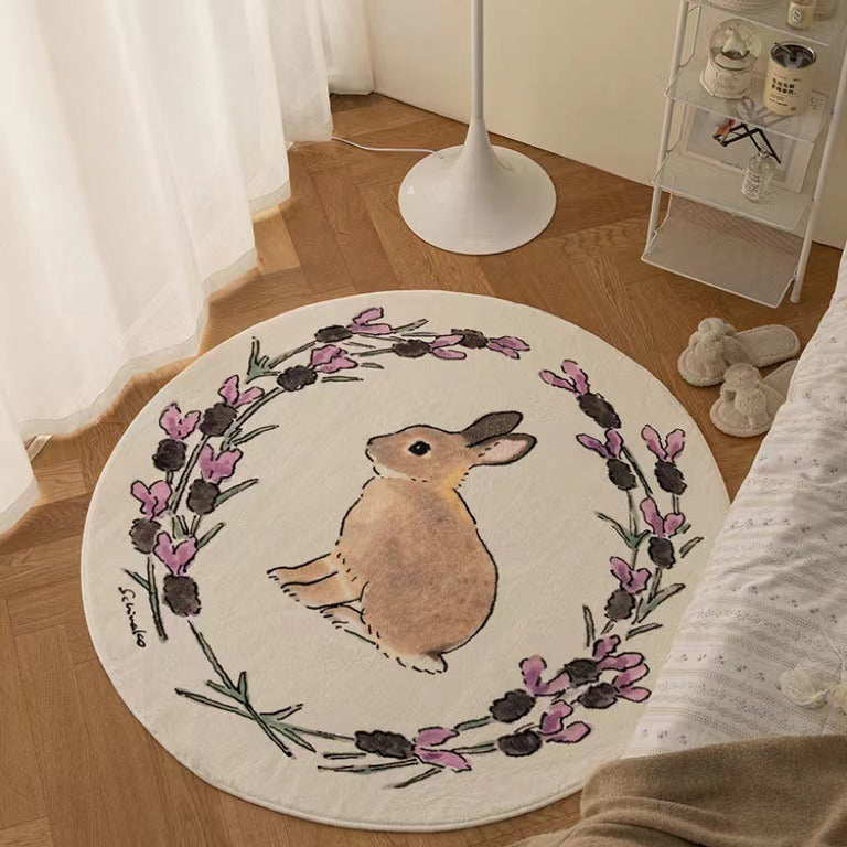 Bunny Party Rug - FINAL SALE
