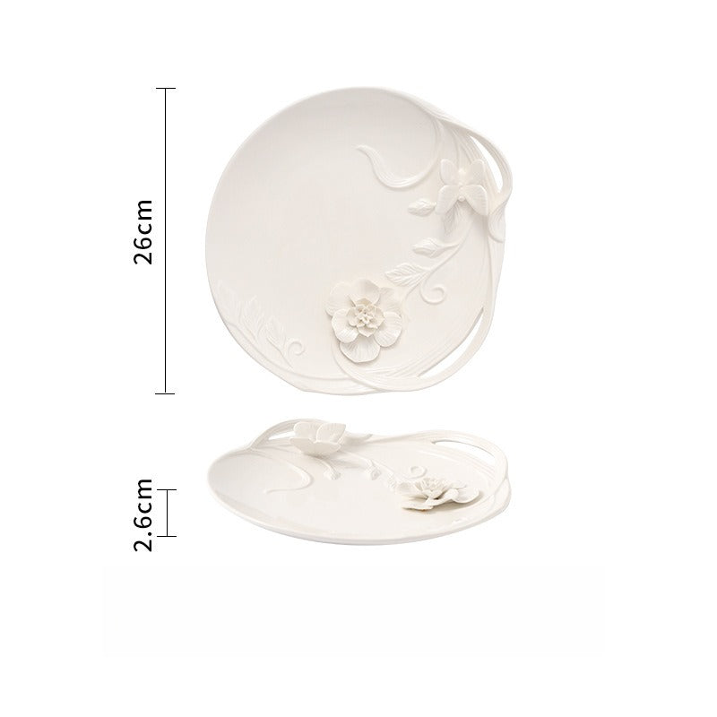 Dancing Garden Embossed Dinnerware
