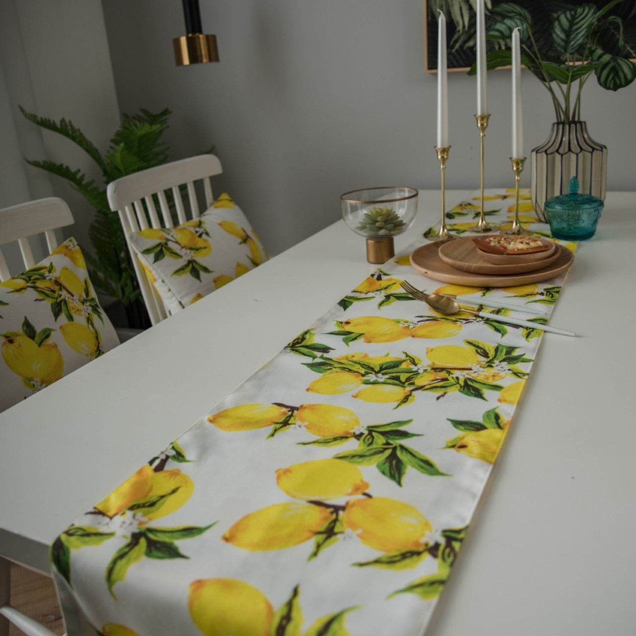 Sicilian Lemon Table Runner