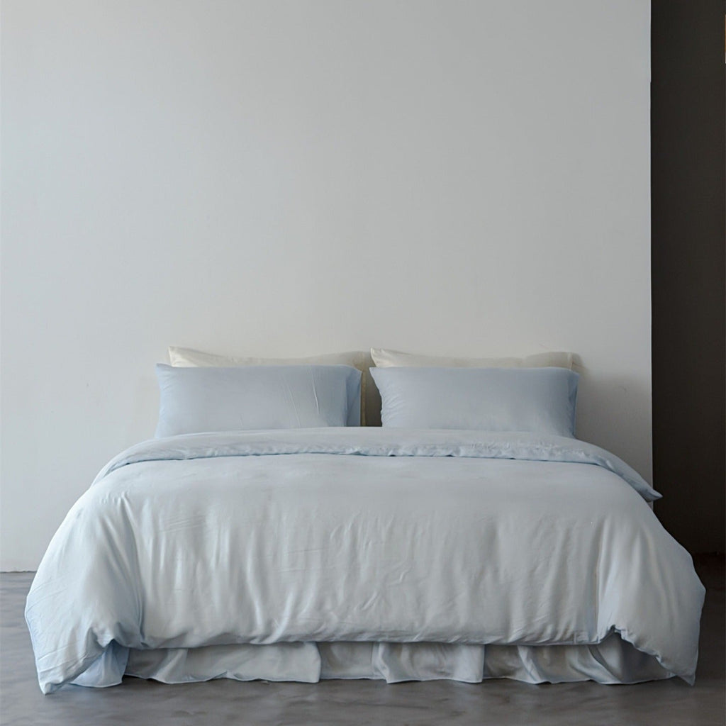 Ruffle Skirt Silky Bedding Set