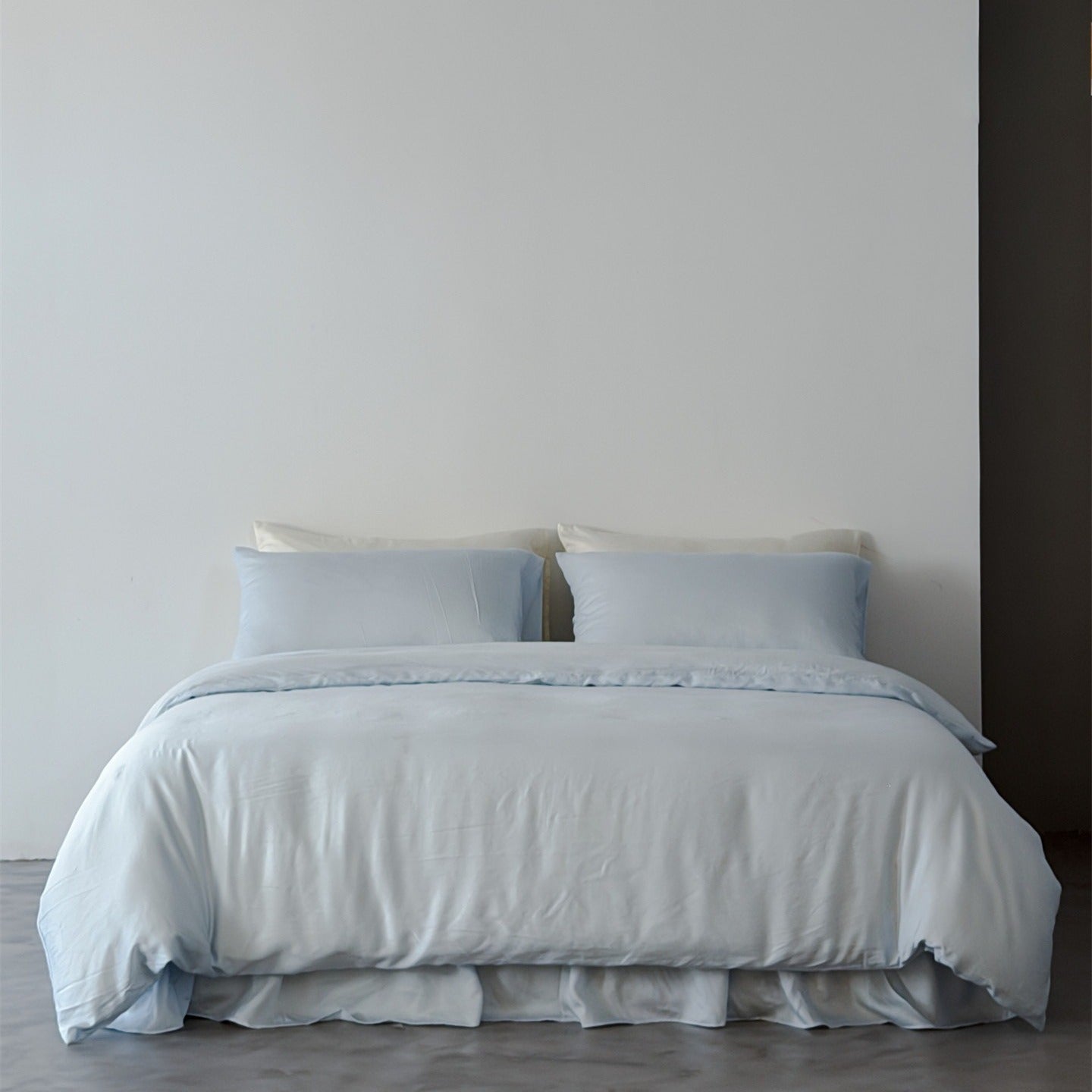 Ruffle Skirt Silky Bedding Set