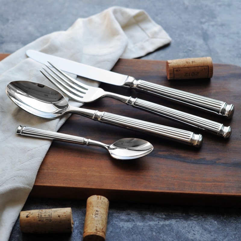 Emilia Roman Fluted Luxury Stainless Steel Cutlery Set