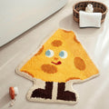 Yellow Fluffy Bath Mat