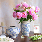 Blue Countryside Ceramic Vase