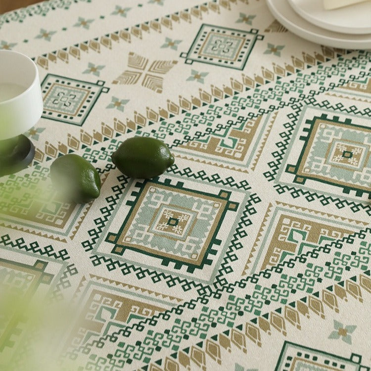 Meadow Dream Geometric Tablecloth