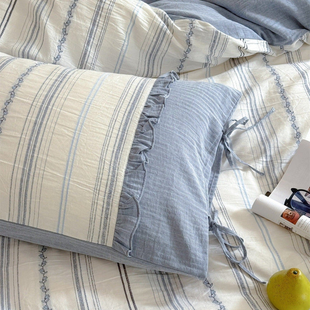 Sea Salt Stripe Bedding Set