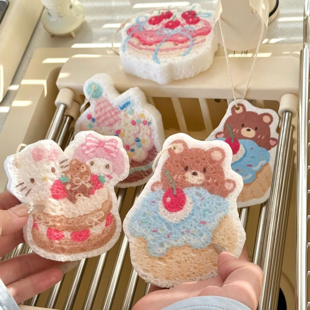 Sweet Cake Dish Sponge Set