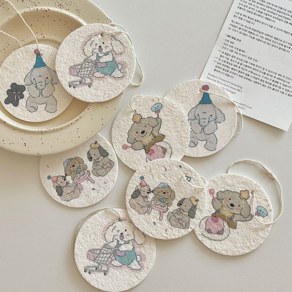 Puppy Party Dish Sponge Set