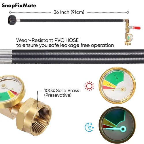 🔥New Year Hot Sale  🔥36 Inch  Propane Gas Tank Adapter Connector