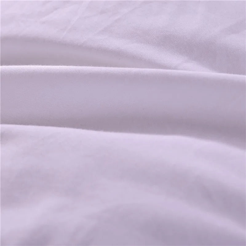 Shadiya White Square Quilted Cotton Goose Down Filling Comforter