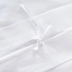 Pero White Feather Jacquard Egyptian Cotton Bedding Set