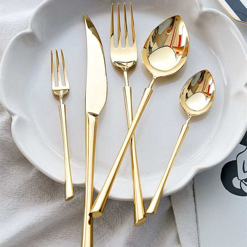 Ottoman Gold Luxury Stainless Steel Cutlery Set