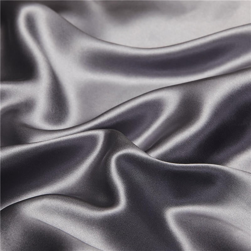 Eloise Quartz Lavender Luxury Pure Mulberry Silk Bedding Set