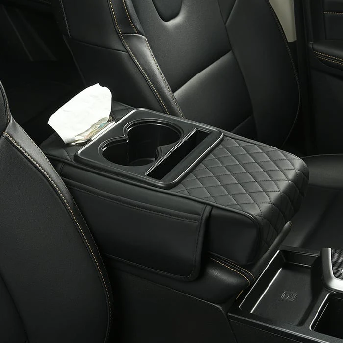 🎅2025 Christmas Hot Sale - Multifunctional PU Leather Car Armrest Box Mat