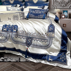 Giorgio Opulent Embroidered Tassel Luxury Bedding Set