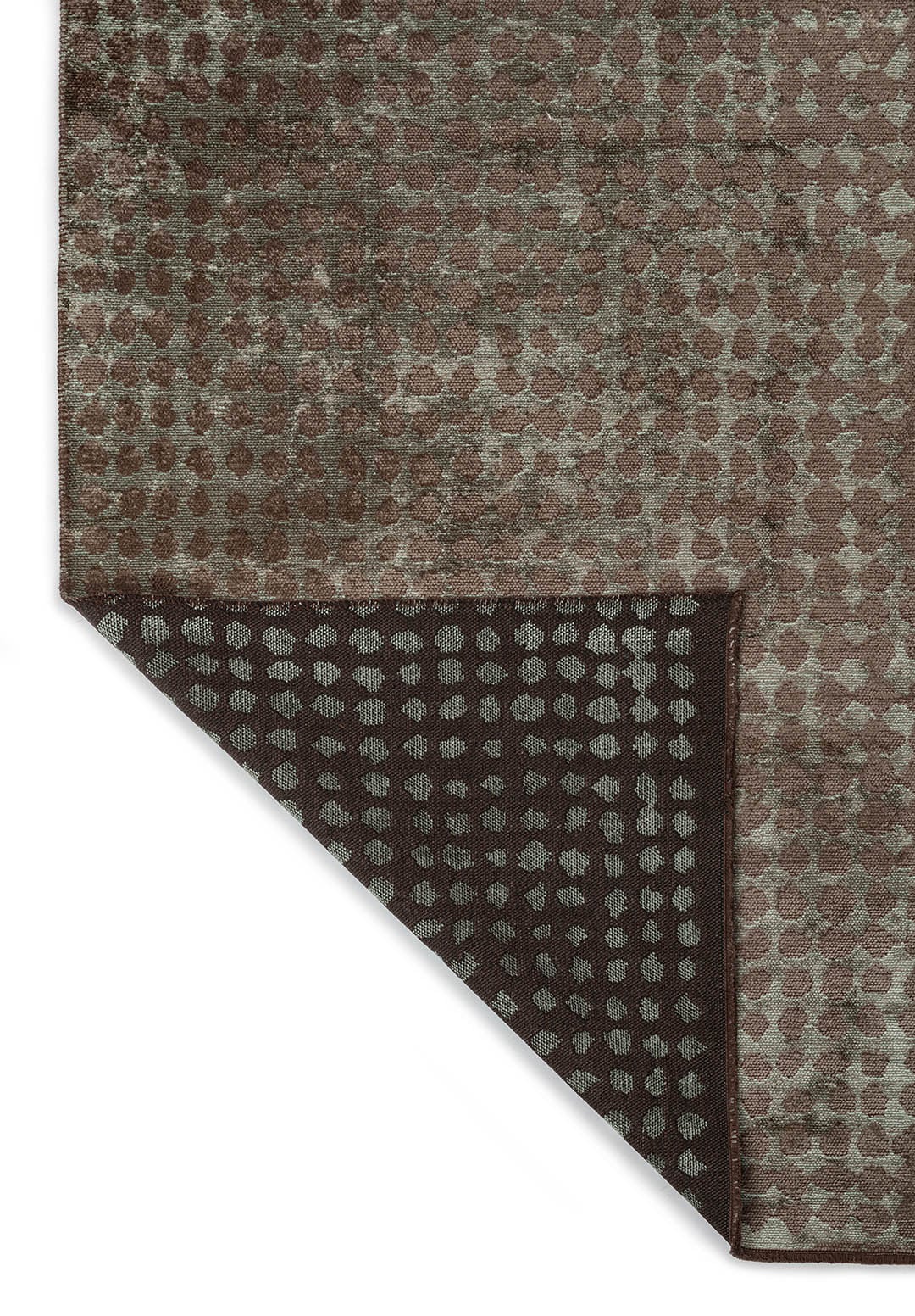 Dots River Green - Khaki Rug