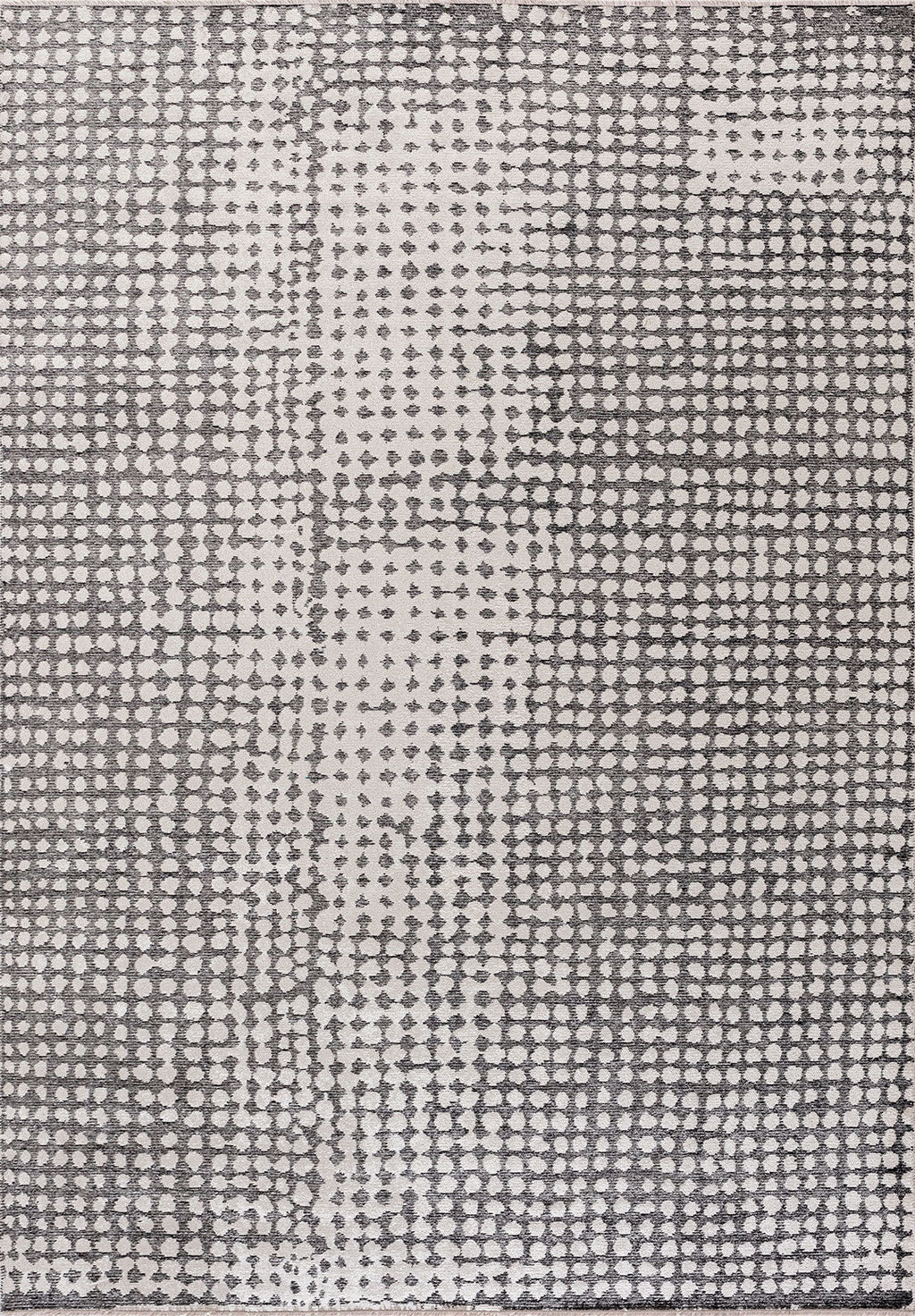 Dots Black - Ecru Rug