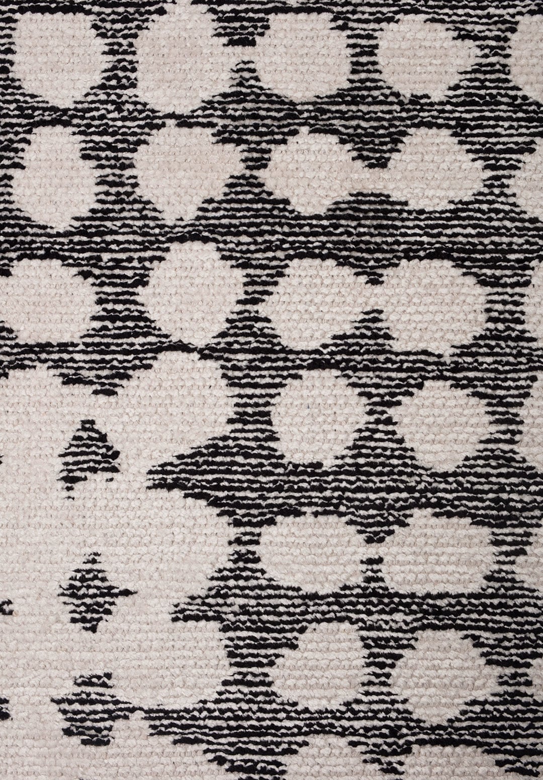 Dots Black - Ecru Rug
