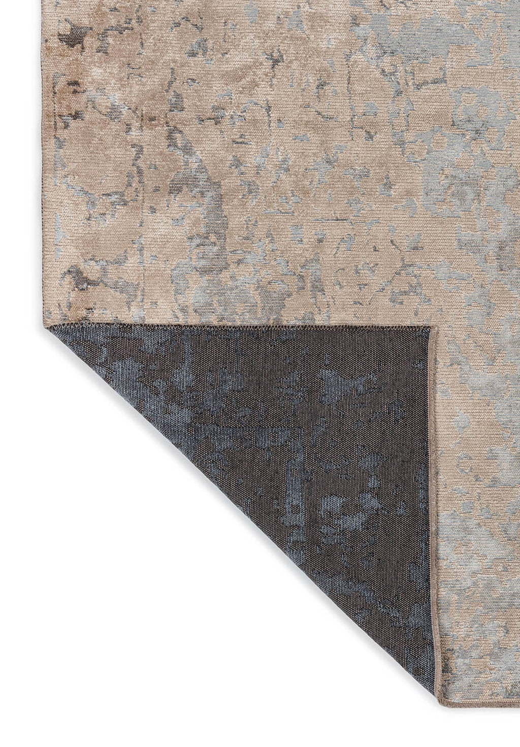 Glory Blue - Beige Rug