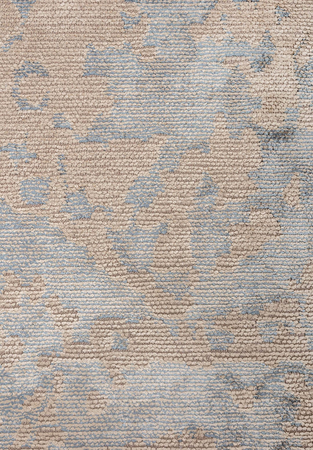 Glory Blue - Beige Rug
