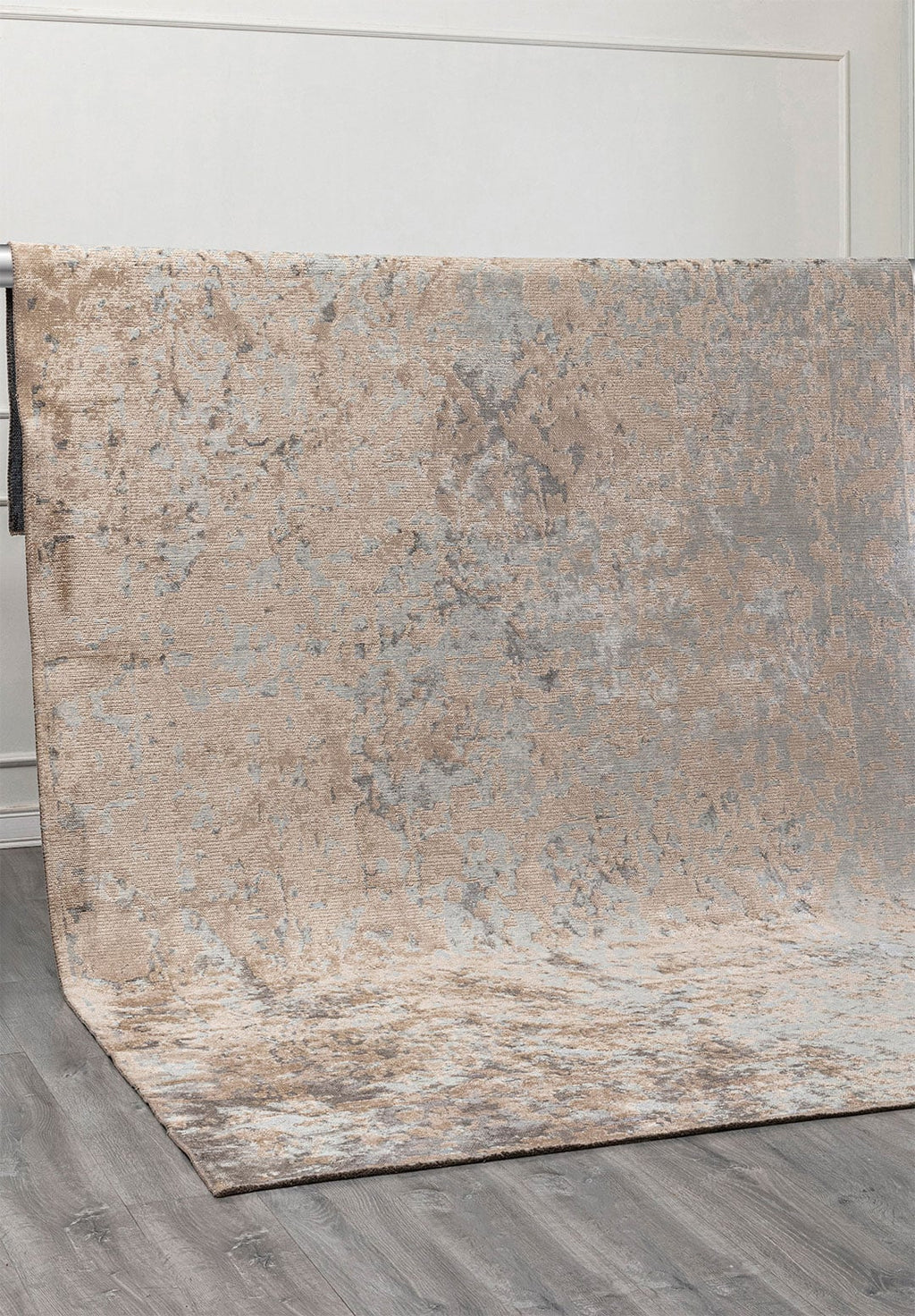 Glory Blue - Beige Rug
