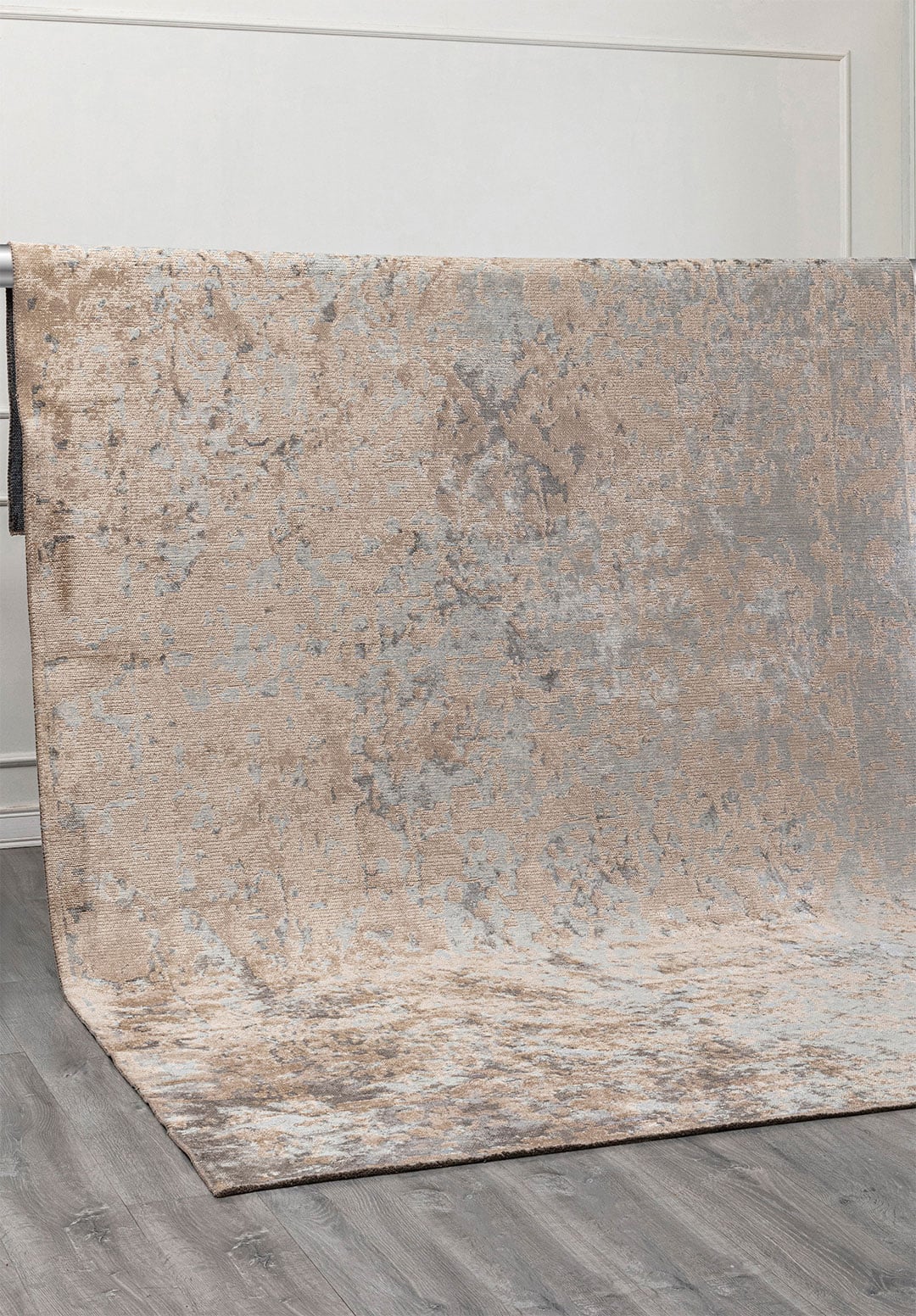 Glory Blue - Beige Rug