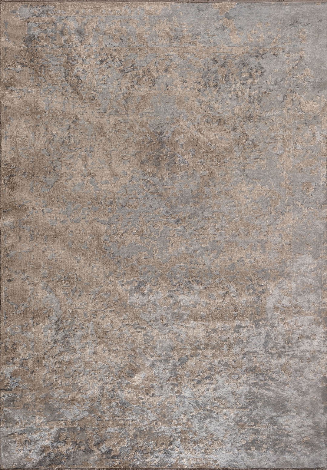 Glory Blue - Beige Rug